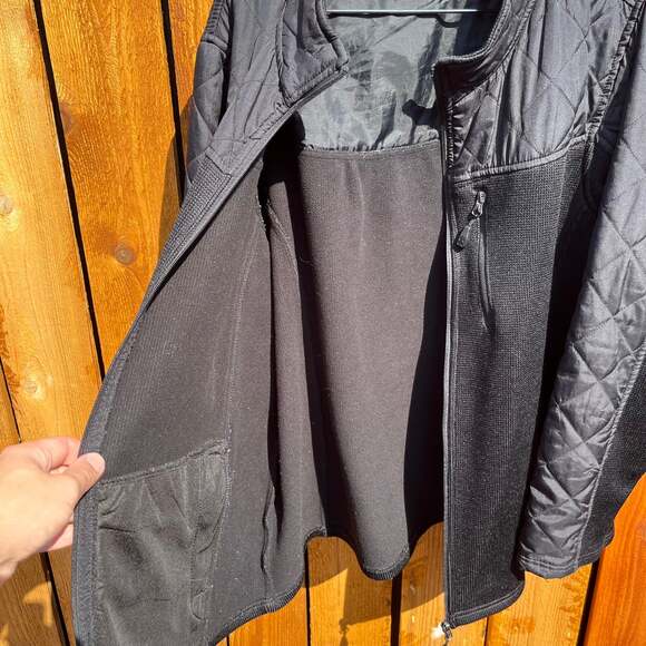 Swiss Tech Black Polyester Zip Up Jacket - Picture 7 of 7